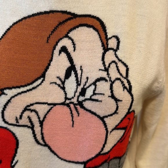 JC de Castelbajac Ivory Grumpy Wool Swester - Picture 3 of 10